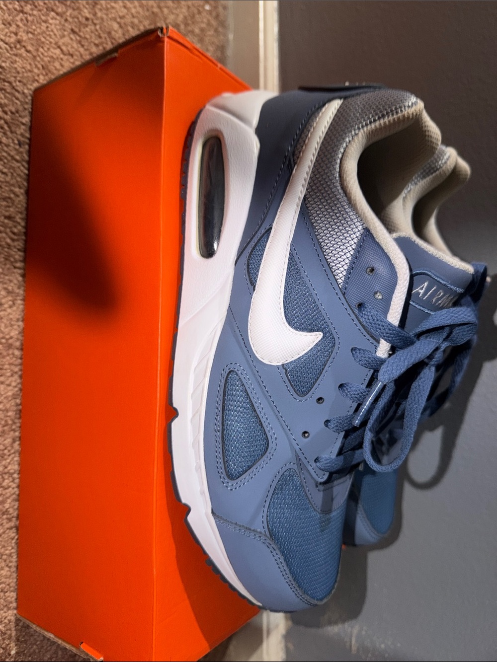 Nike Blue and White Air Max Style Sneakers